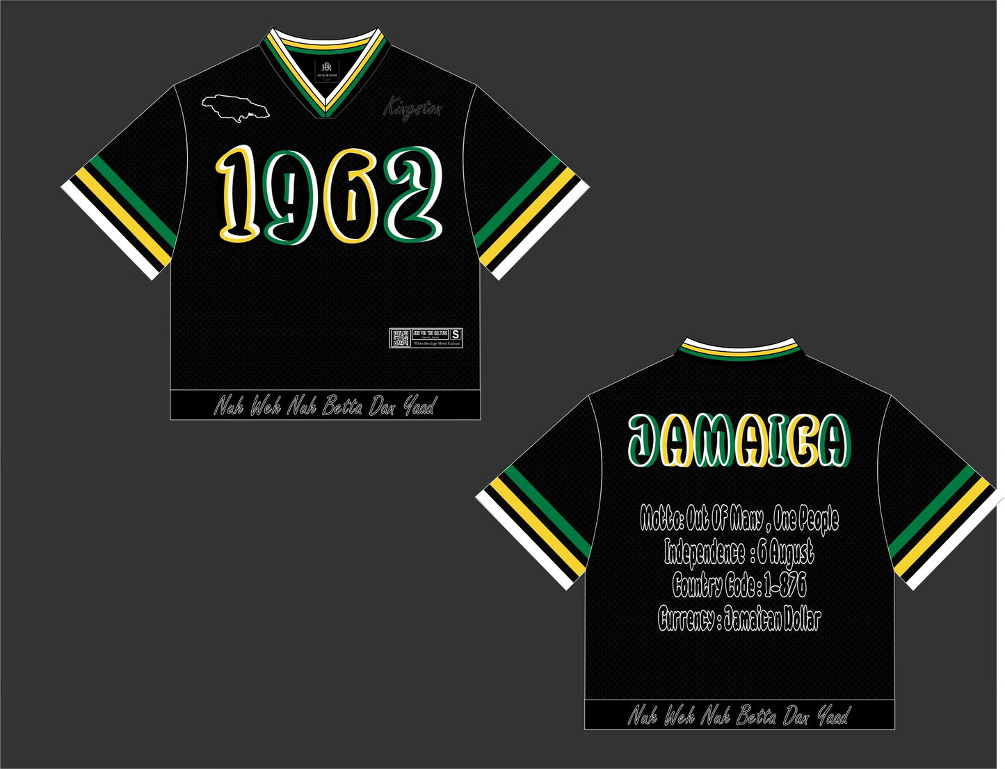 Jamaica Crochet Football Jersey