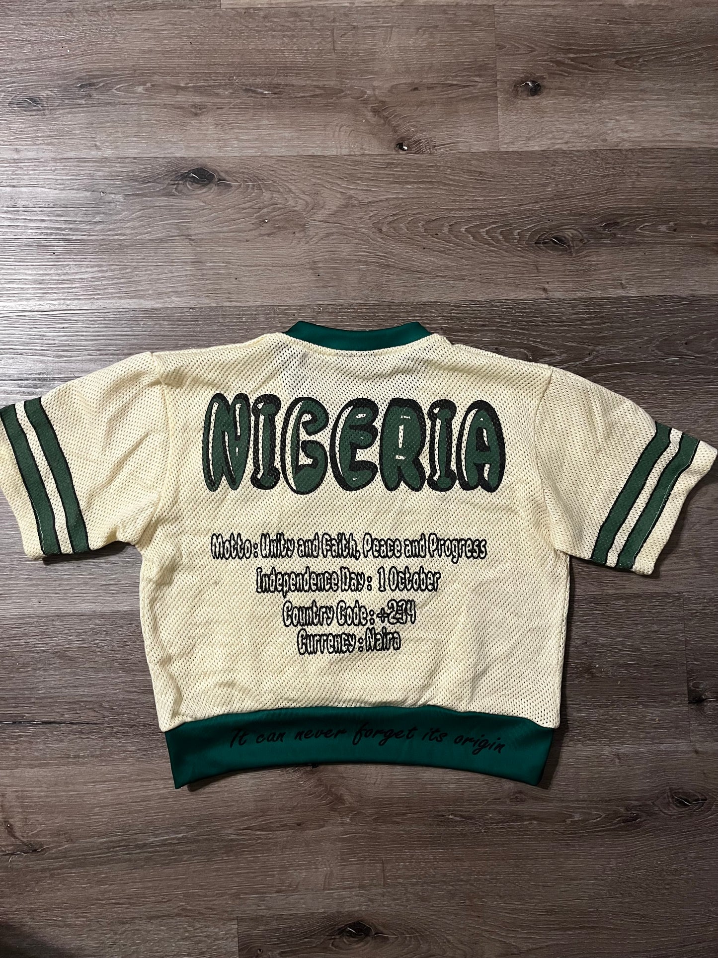 Nigeria Crochet Football Jersey