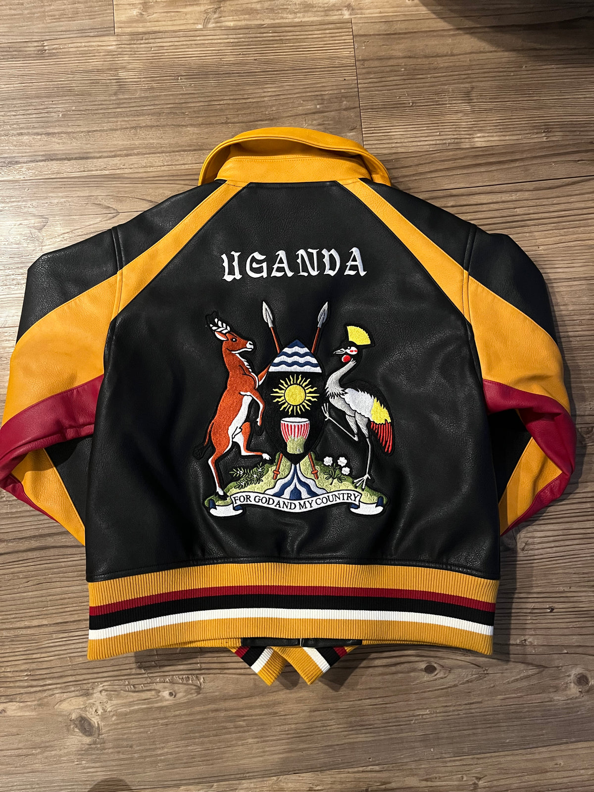 THE UGANDA “PEARL OF AFRICA” VARSITY JACKET 🇺🇬