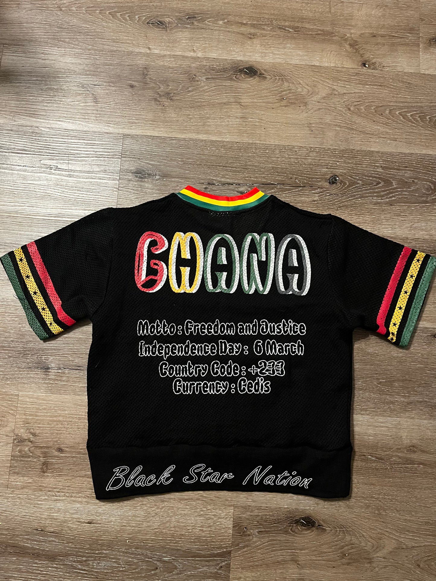 Ghana Crochet Football Jersey